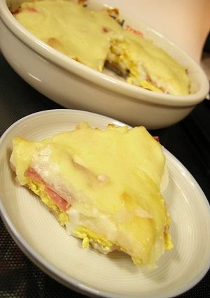 卵・じゃがいも・ベーコンのグラタン-レシピのメイン写真