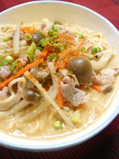 粕汁風♪みそラーメン-レシピのメイン写真