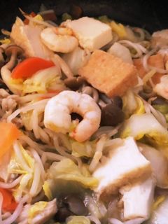 白菜とエビと厚揚げの塩炒め☆-レシピのメイン写真