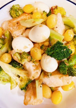 栄養満点◎鶏とブロッコリーのあっさり炒め-レシピのメイン写真