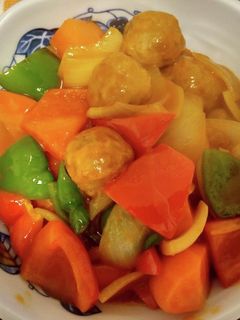 肉団子の酢豚風-レシピのメイン写真