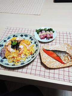 雛祭りなので散らし寿司にしました。-レシピのメイン写真