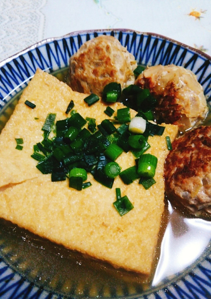 厚揚げと肉団子のだし煮-レシピのメイン写真