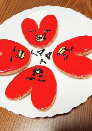 源氏パイでBT21タタ-レシピのメイン写真