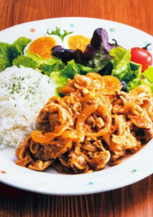 ワンプート豚こまカレー味-レシピのメイン写真