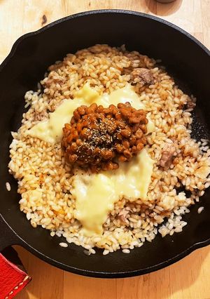 香ばしくて栄養満点♪焼き飯de納豆-レシピのメイン写真