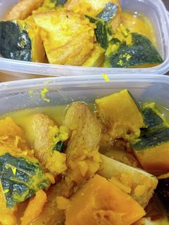カボチャとさつま揚げの煮物-レシピのメイン写真