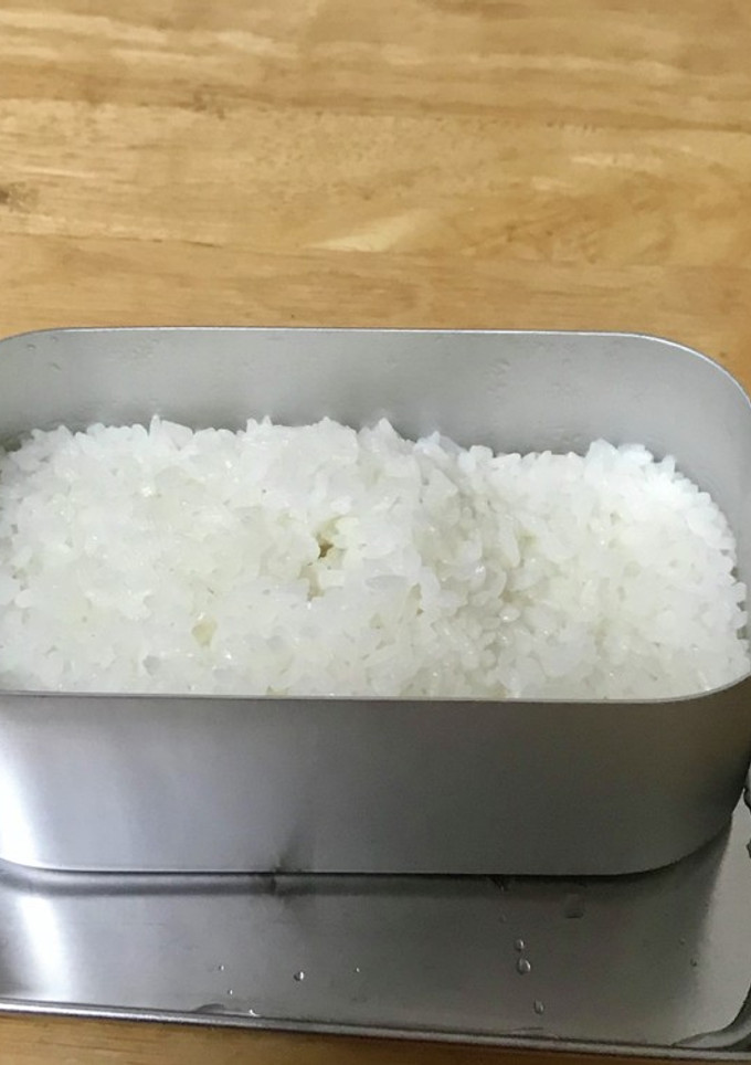 2種類のメスティンの水加減〜白米炊き〜-レシピのメイン写真