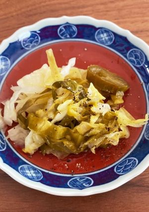 ジップロックでザワークラウト-レシピのメイン写真