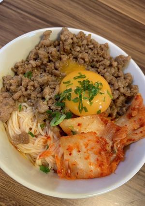 ♡簡単!そぼろキムチ素麺♡-レシピのメイン写真