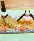 ひな祭り☆五目ちらしで雛人形☆簡単☆