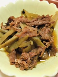 時雨煮・牛肉とごぼうの甘辛煮-レシピのメイン写真
