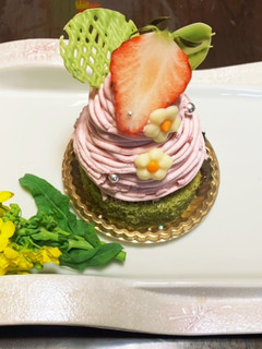 苺と桜のモンブラン♡-レシピのメイン写真