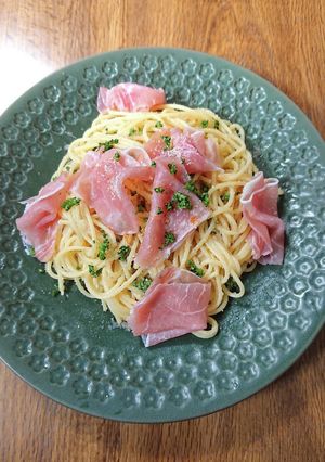 たらこと生ハムのチーズパスタ-レシピのメイン写真