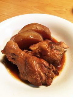 手羽元と大根のこっくり煮-レシピのメイン写真