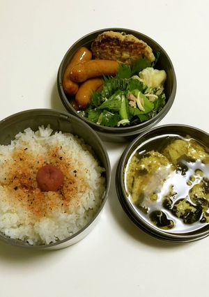中学男子弁当　かきたま汁-レシピのメイン写真