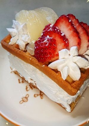 デコるだけ簡単ケ〜キ(*´ω｀*)ゞ-レシピのメイン写真