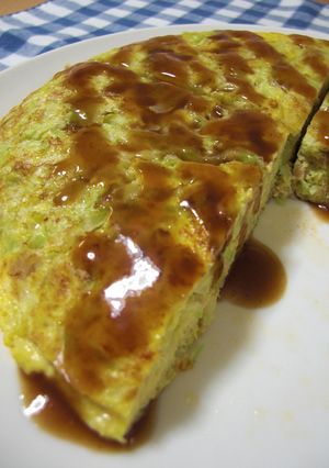 お好み焼き風✿キャベ玉ツナ焼き♫-レシピのメイン写真