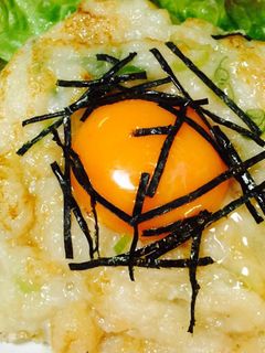 とろっフワッ☆ながいもとろろ焼き!-レシピのメイン写真