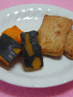 さつま揚げの焼いたんとかぼちゃの炊いたん-レシピのメイン写真
