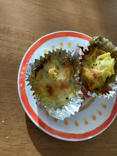 お弁当に!かぼちゃのマヨチーズグラタン風-レシピのメイン写真