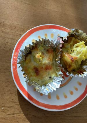 お弁当に!かぼちゃのマヨチーズグラタン風-レシピのメイン写真
