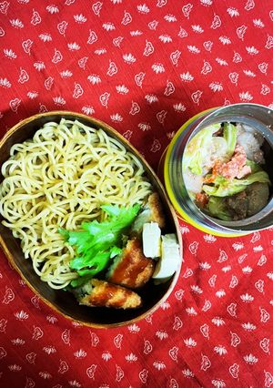 明太焼きそば弁当-レシピのメイン写真
