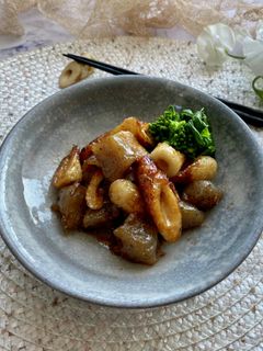 こんにゃくとちくわのピリ辛炒め-レシピのメイン写真