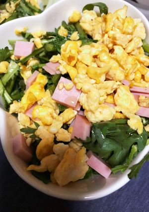 春菊の簡単サラダ-レシピのメイン写真