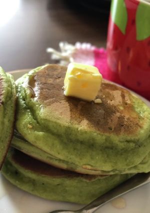 青汁deパンケーキ-レシピのメイン写真
