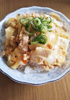 豆腐入り親子丼-レシピのメイン写真