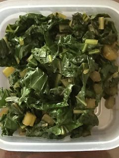 フキの葉のごま油炒め-レシピのメイン写真