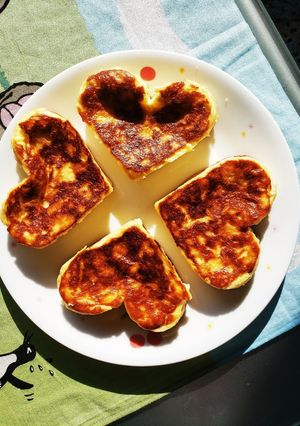 テフロン加工のフライパンでチーズケーキ-レシピのメイン写真