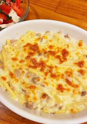 鶏肉のマカロニたっぷりグラタン-レシピのメイン写真