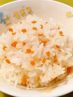 保育園給食★にんじんごはん-レシピのメイン写真