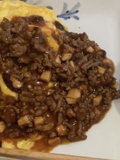 中華風そぼろあんかけオムライス-レシピのメイン写真