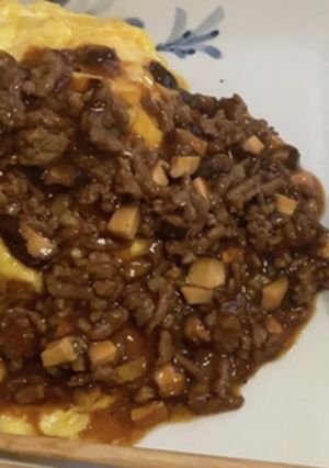中華風そぼろあんかけオムライス-レシピのメイン写真