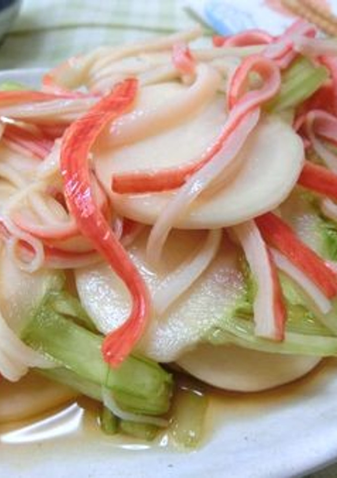 しみうま♪　かぶとカニかまの甘酢和え-レシピのメイン写真