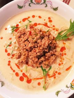 こくまろ 濃厚豆乳担々麺-レシピのメイン写真