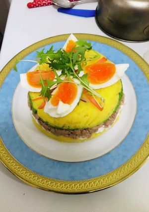 イースターに！ポテトサラダ　カウサ-レシピのメイン写真