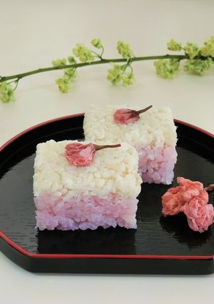鯛そぼろの押し寿司＊お花見、おひな祭り-レシピのメイン写真