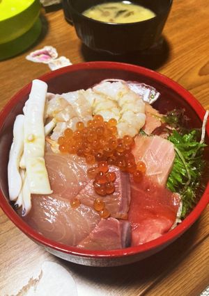 我が家の鮪海鮮丼-レシピのメイン写真