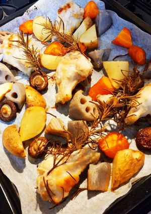オーブンに入れるだけ☆焼き野菜とお肉-レシピのメイン写真