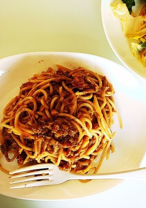 玄米粉パスタで簡単ランチ-レシピのメイン写真