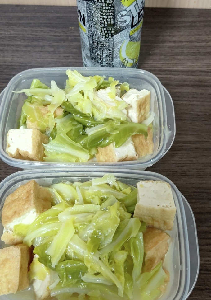 厚揚げとキャベツの煮物-レシピのメイン写真