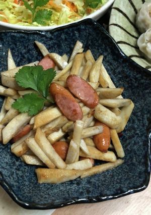 里芋のアーリオオーリオペペロンチーノ-レシピのメイン写真