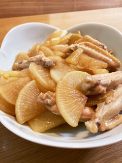 だいこんと鳥手羽の煮物-レシピのメイン写真