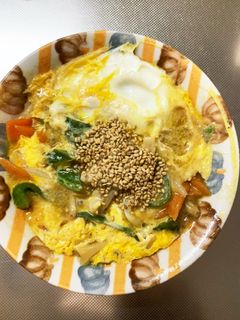 レンジカレールーでカレーマヨ炒味豚平焼風-レシピのメイン写真