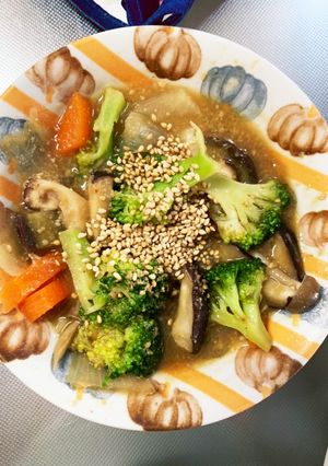 根菜和風ビビンバ味炒め温野菜サラダ-レシピのメイン写真