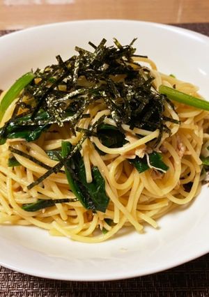 ♡ほうれん草のバターしょう油パスタ♡-レシピのメイン写真
